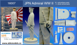 Figure of Admiral Yamamoto 1/16
